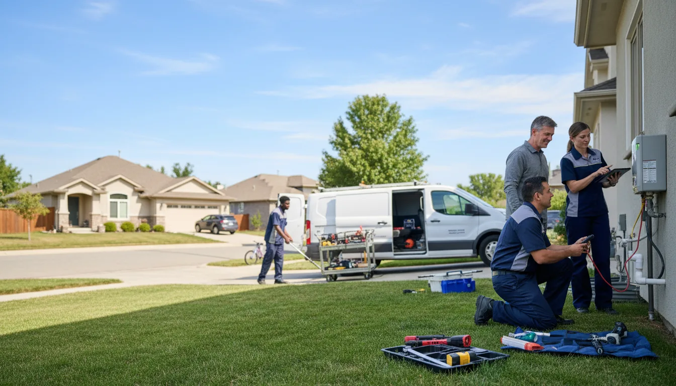 Tankless water heater service in Pharr, TX